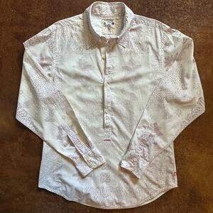 Guess Jeans Vintage 1981 Reverse Print Long Sleeve Popover